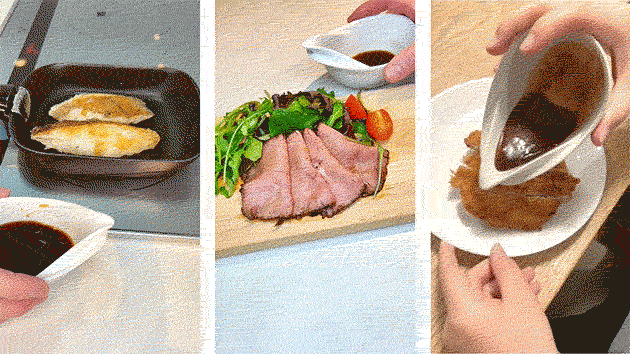 とんかつローストビーフ魚