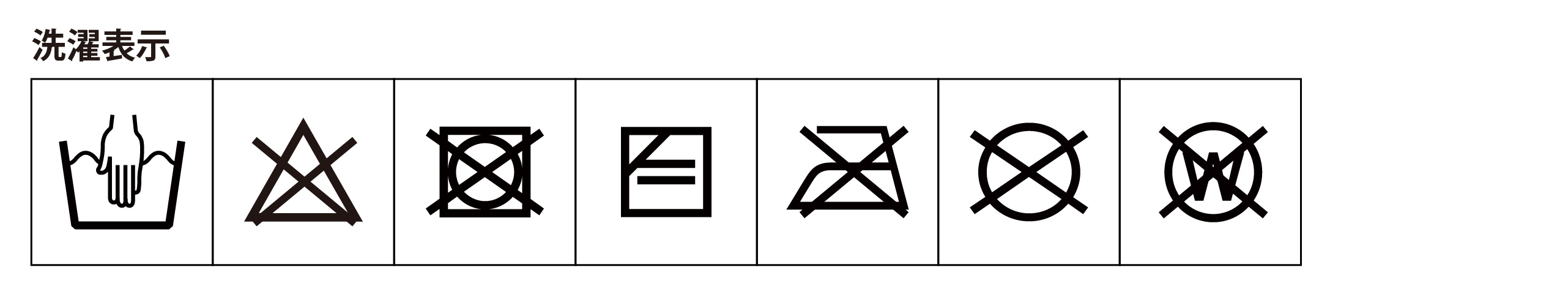 洗濯表示